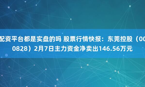 配资平台都是实盘的吗 股票行情快报：东莞控股（000828）2月7日主力资金净卖出146.56万元